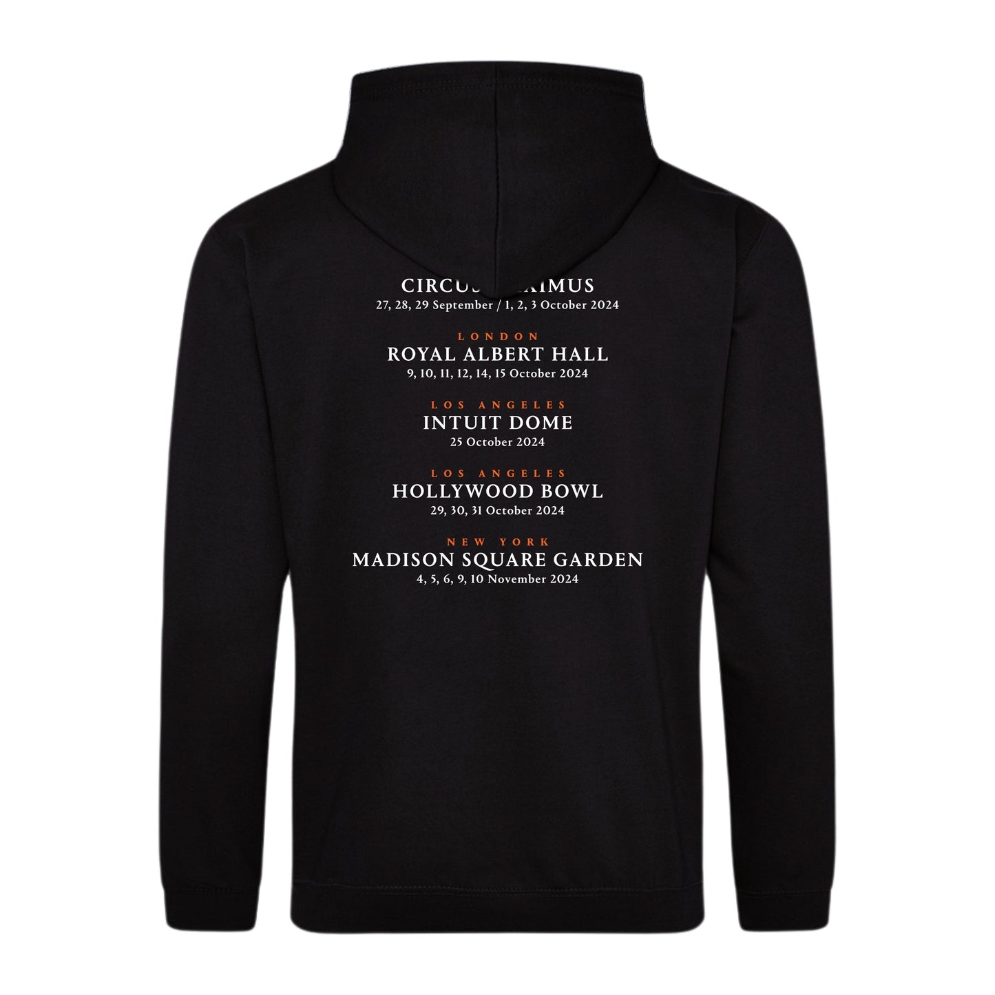 Luck and Strange in Concert Photo Hoodie (Choice of Blank)