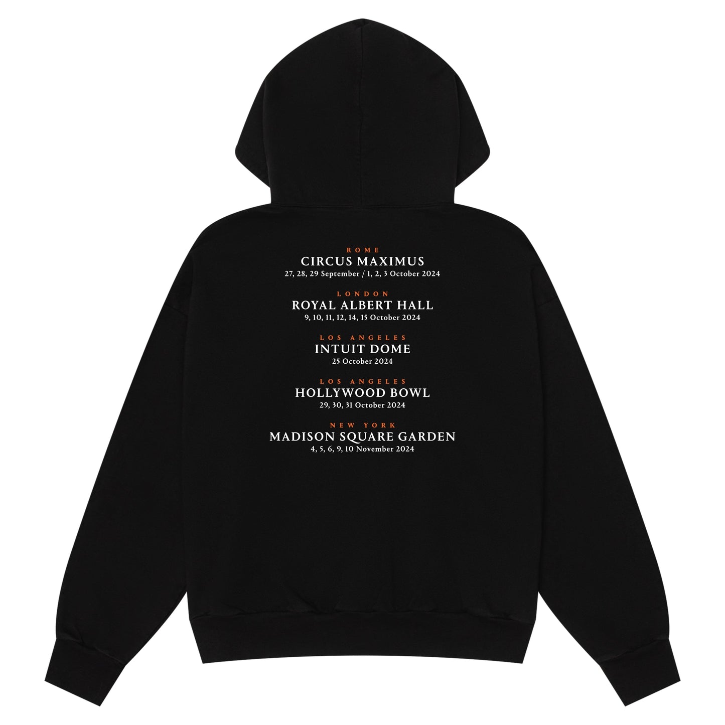 Luck and Strange in Concert Photo Hoodie (Choice of Blank)