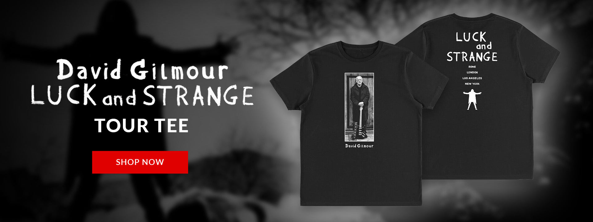 Luck and Strange. Tour tee. Shop now.