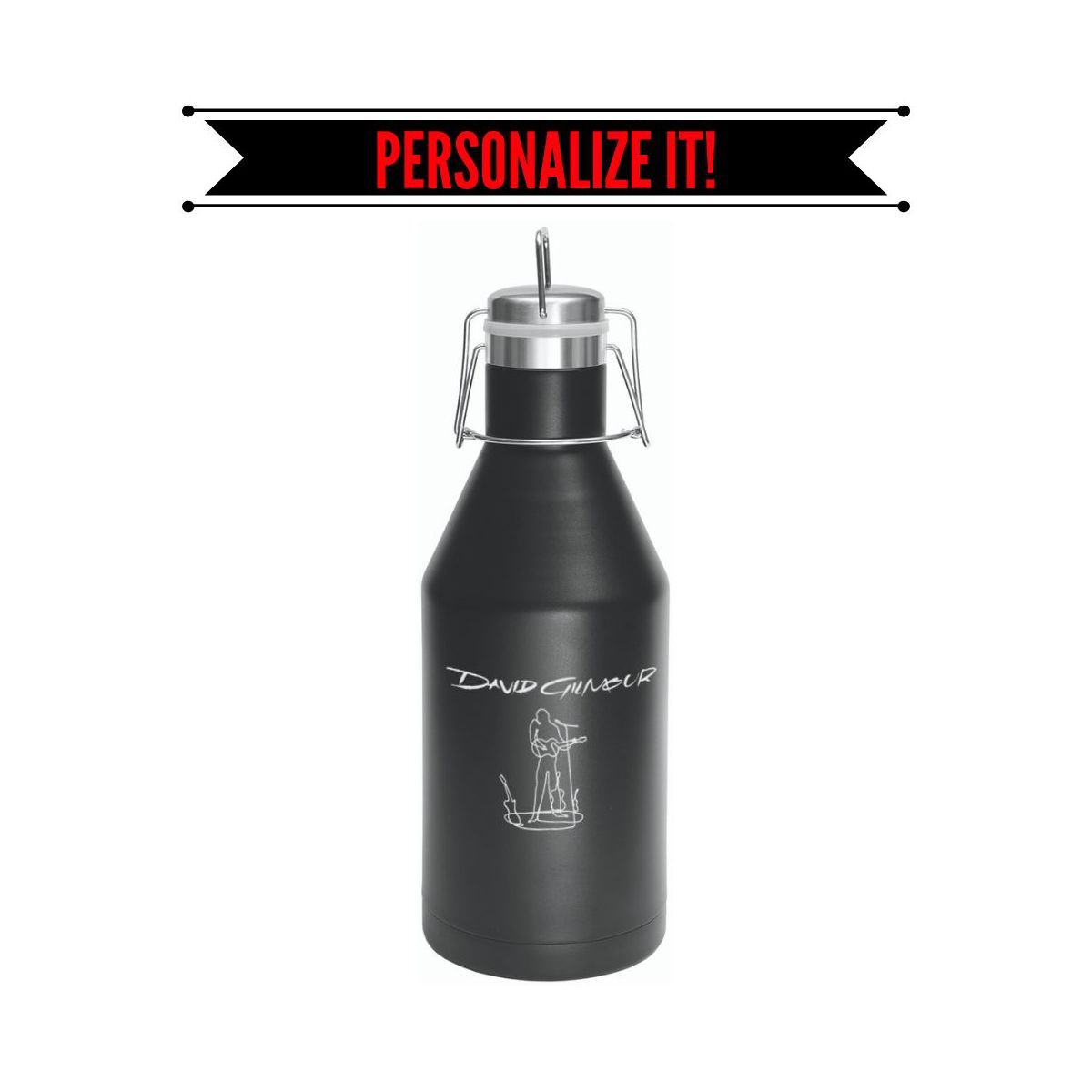 Wire Man 64 oz. Laser Engraved Beer Growler