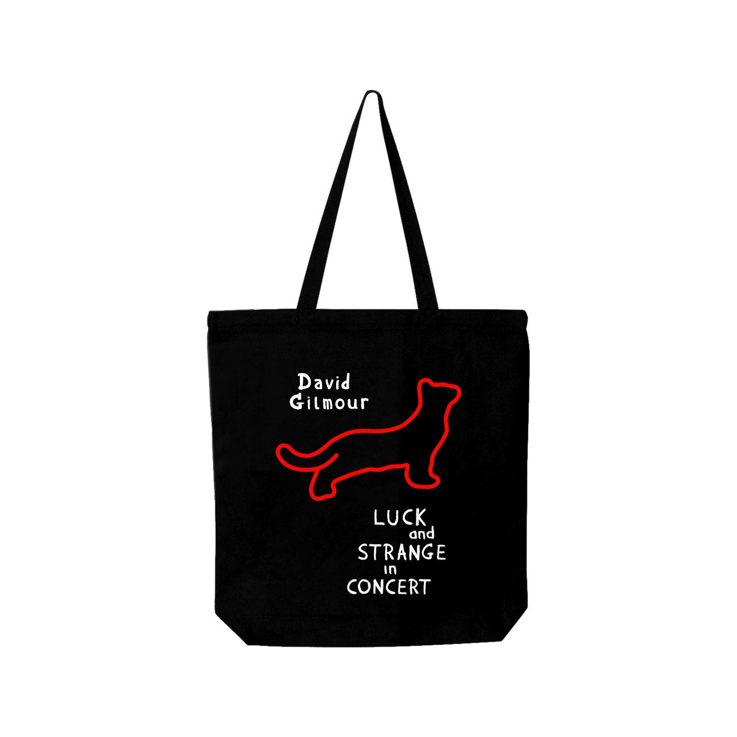 Red Lights Black Cat Tote Bag
