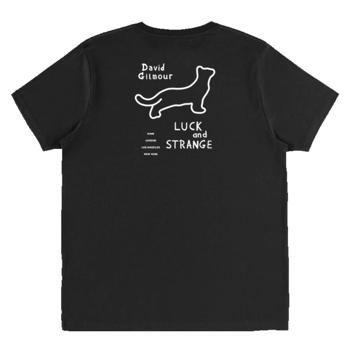 Luck and Strange Tour Black Cat Strat T-Shirt