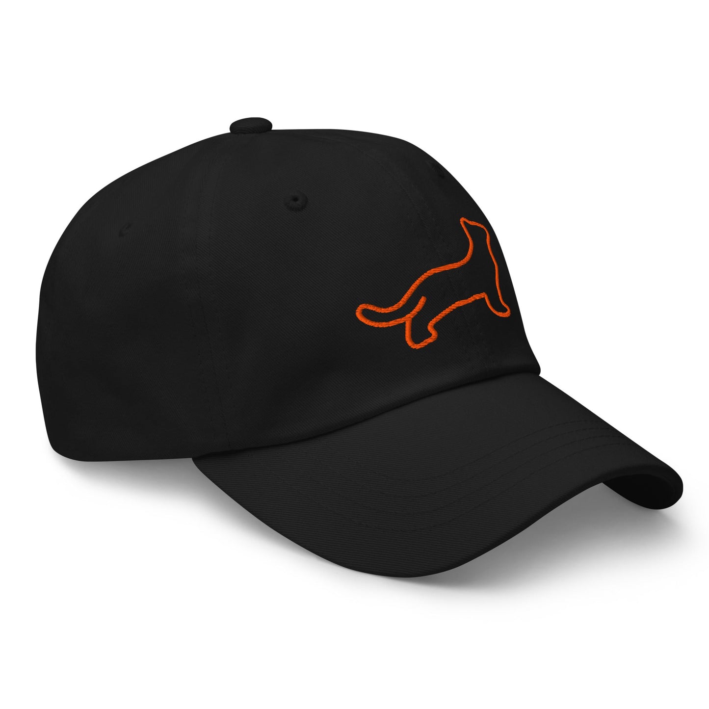 Black Cat Embroidered Hat