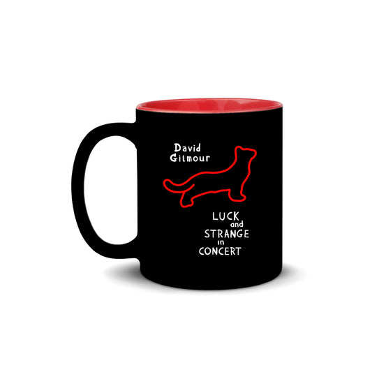 Red Lights Black Cat Mug
