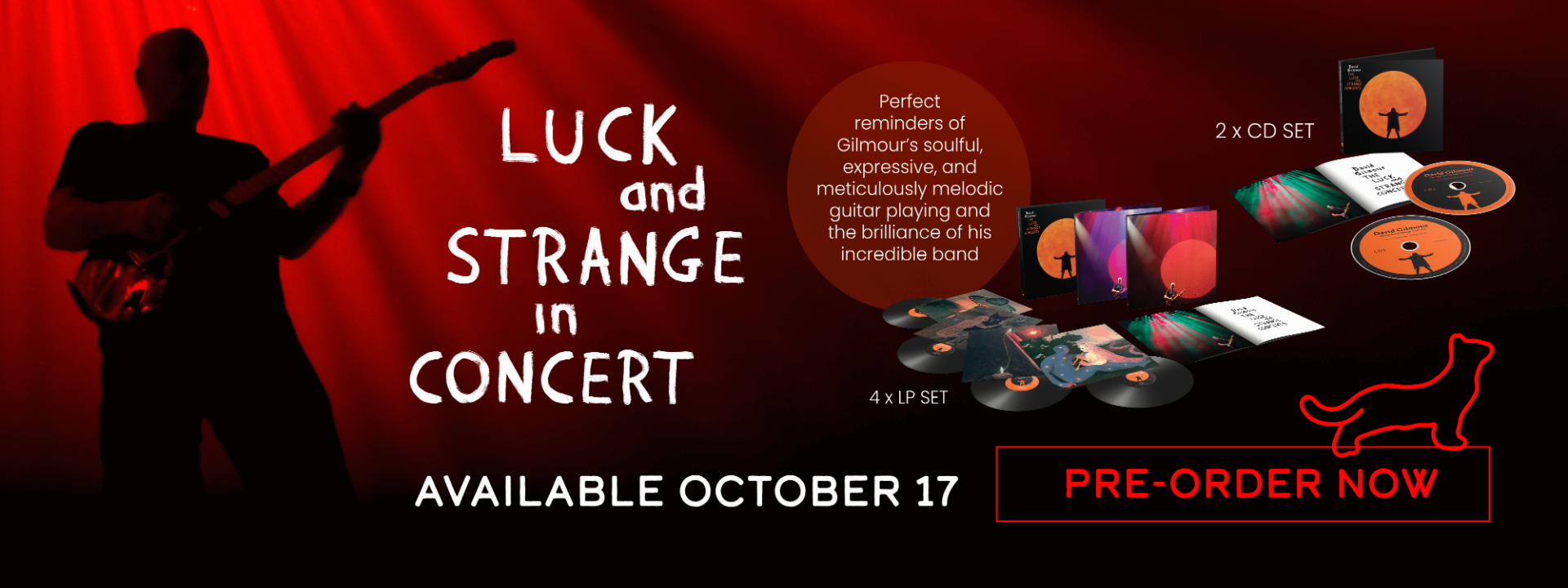 Pre-Order Luck and Strange Concert Series Now! Available on 4 LP and 2 CD Sets! Available October 17th.