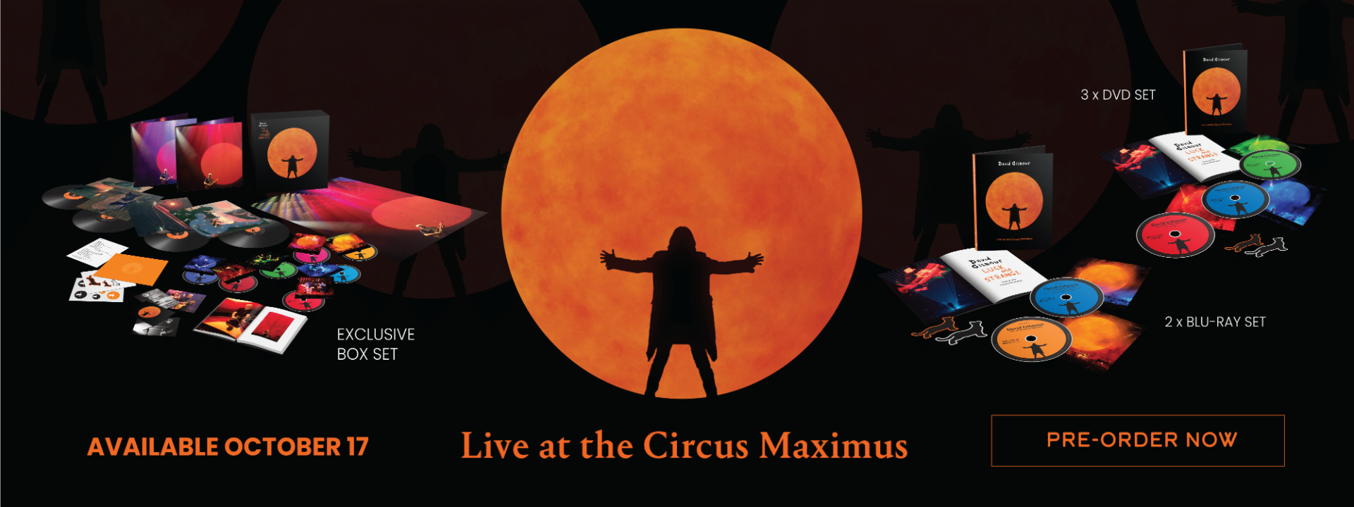 Pre-Order Luck and Strange Concert Series on 3 DVD Set, 2 Blu-Ray Set, and Deluxe Box Set! Available October 17th! 