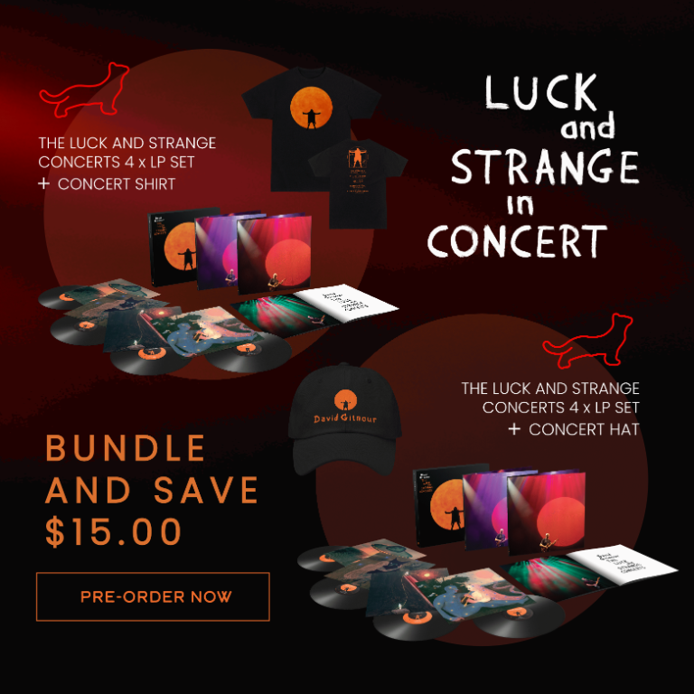 Pre-Order Luck and Strange Concert Series Bundles! 4 LP + Concert T-Shirt and 4 LP + Concert Hat! Available October 17th.